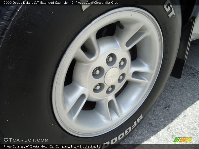 Light Driftwood Satin Glow / Mist Gray 2000 Dodge Dakota SLT Extended Cab
