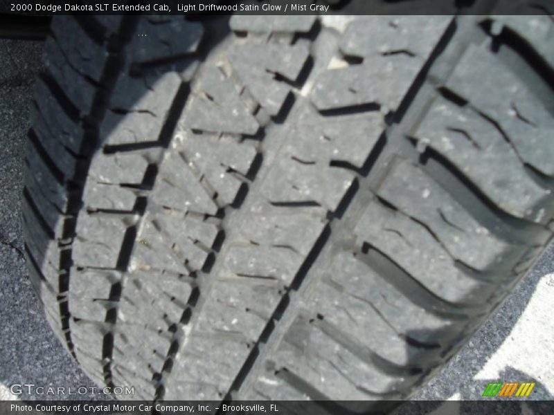 Light Driftwood Satin Glow / Mist Gray 2000 Dodge Dakota SLT Extended Cab