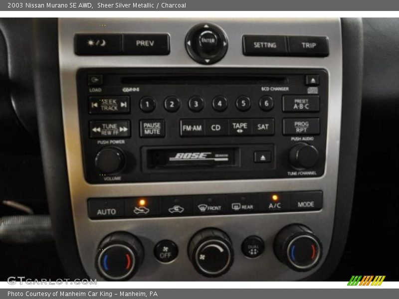 Sheer Silver Metallic / Charcoal 2003 Nissan Murano SE AWD