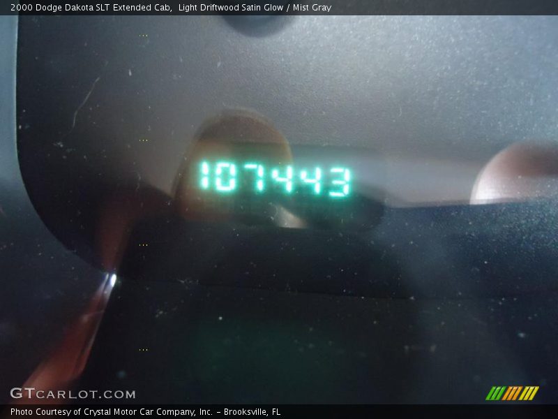 Light Driftwood Satin Glow / Mist Gray 2000 Dodge Dakota SLT Extended Cab