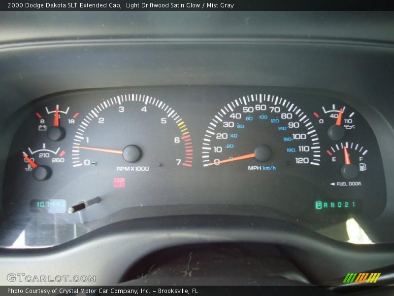  2000 Dakota SLT Extended Cab SLT Extended Cab Gauges