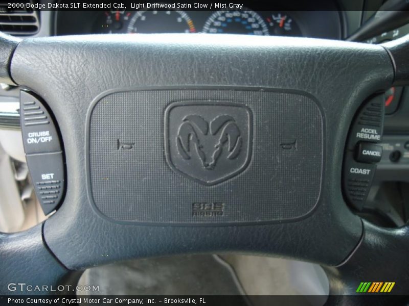 Light Driftwood Satin Glow / Mist Gray 2000 Dodge Dakota SLT Extended Cab