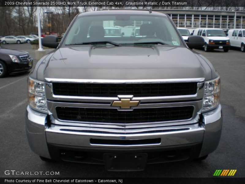 Graystone Metallic / Dark Titanium 2009 Chevrolet Silverado 2500HD Work Truck Extended Cab 4x4