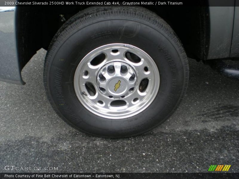 Graystone Metallic / Dark Titanium 2009 Chevrolet Silverado 2500HD Work Truck Extended Cab 4x4