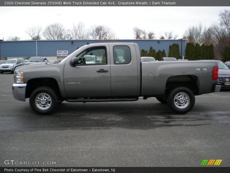 Graystone Metallic / Dark Titanium 2009 Chevrolet Silverado 2500HD Work Truck Extended Cab 4x4