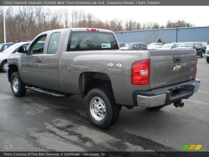 Graystone Metallic / Dark Titanium 2009 Chevrolet Silverado 2500HD Work Truck Extended Cab 4x4