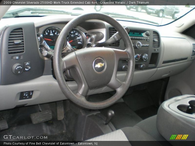 Dashboard of 2009 Silverado 2500HD Work Truck Extended Cab 4x4