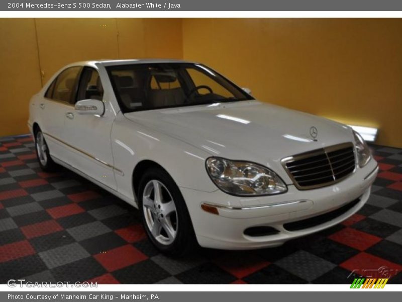 Alabaster White / Java 2004 Mercedes-Benz S 500 Sedan
