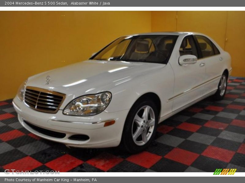 Alabaster White / Java 2004 Mercedes-Benz S 500 Sedan