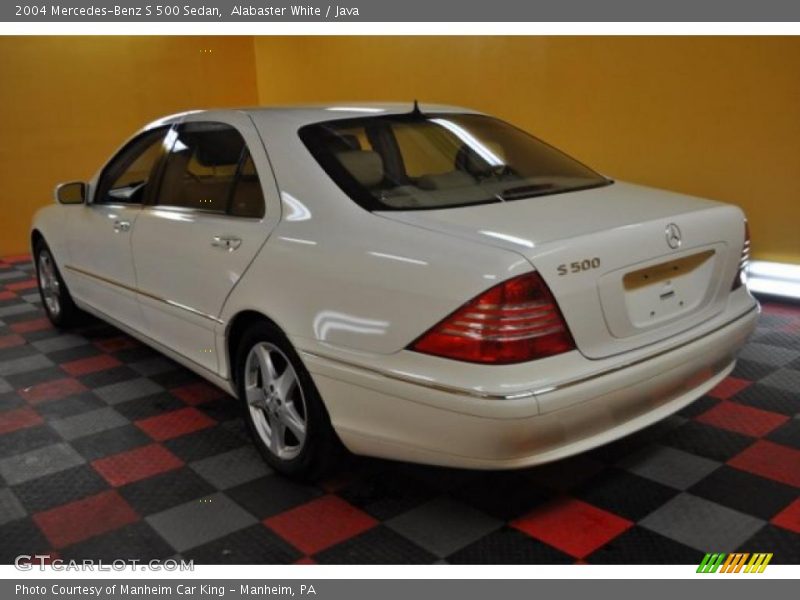 Alabaster White / Java 2004 Mercedes-Benz S 500 Sedan