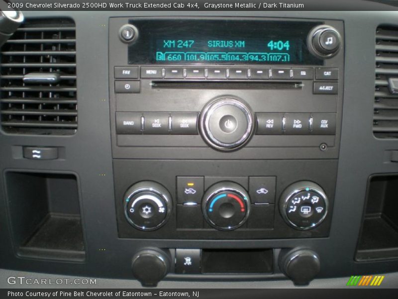 Controls of 2009 Silverado 2500HD Work Truck Extended Cab 4x4