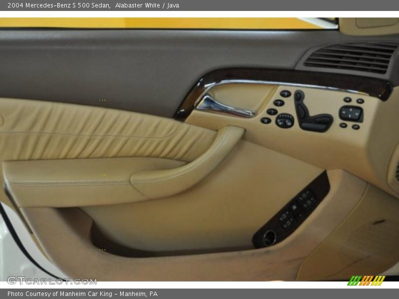 Alabaster White / Java 2004 Mercedes-Benz S 500 Sedan
