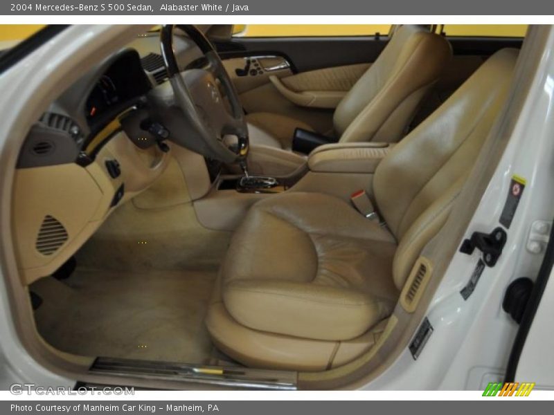 Alabaster White / Java 2004 Mercedes-Benz S 500 Sedan