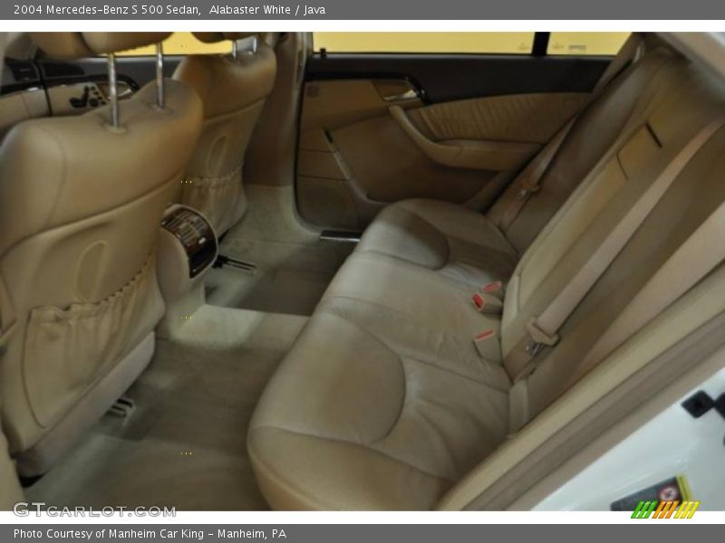 Alabaster White / Java 2004 Mercedes-Benz S 500 Sedan