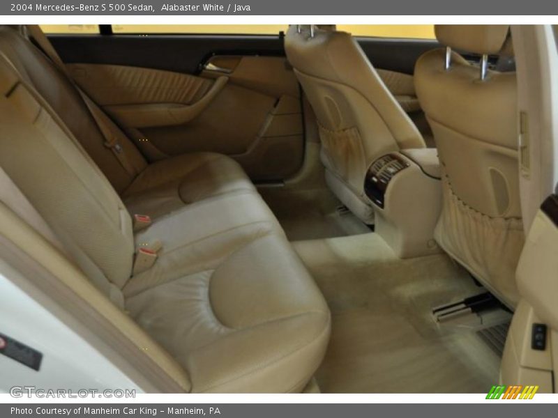 Alabaster White / Java 2004 Mercedes-Benz S 500 Sedan