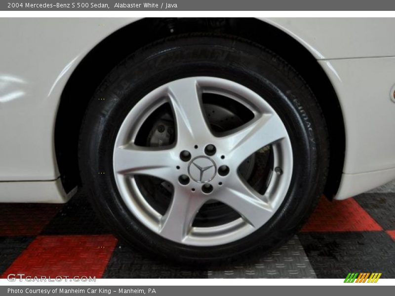 Alabaster White / Java 2004 Mercedes-Benz S 500 Sedan