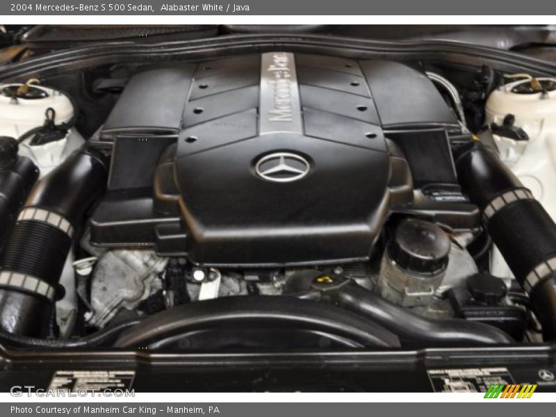 Alabaster White / Java 2004 Mercedes-Benz S 500 Sedan