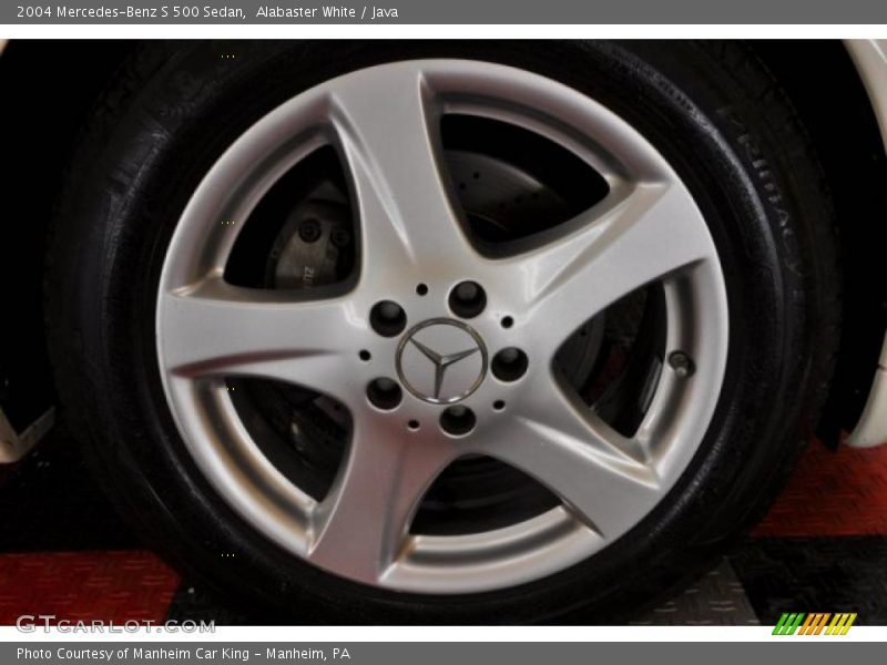 Alabaster White / Java 2004 Mercedes-Benz S 500 Sedan