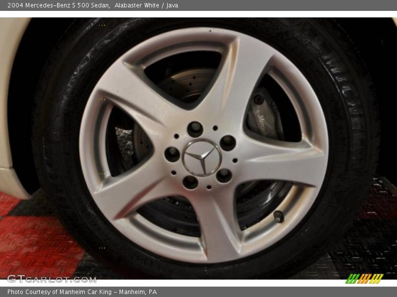Alabaster White / Java 2004 Mercedes-Benz S 500 Sedan