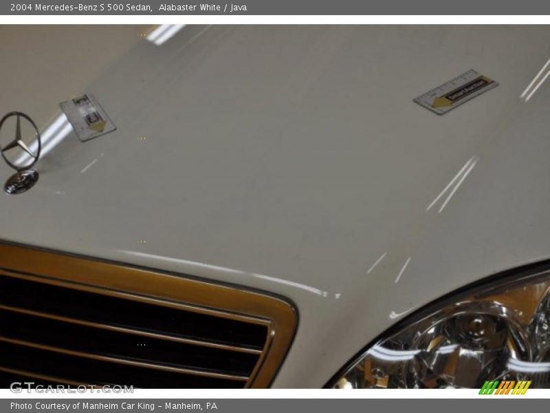 Alabaster White / Java 2004 Mercedes-Benz S 500 Sedan