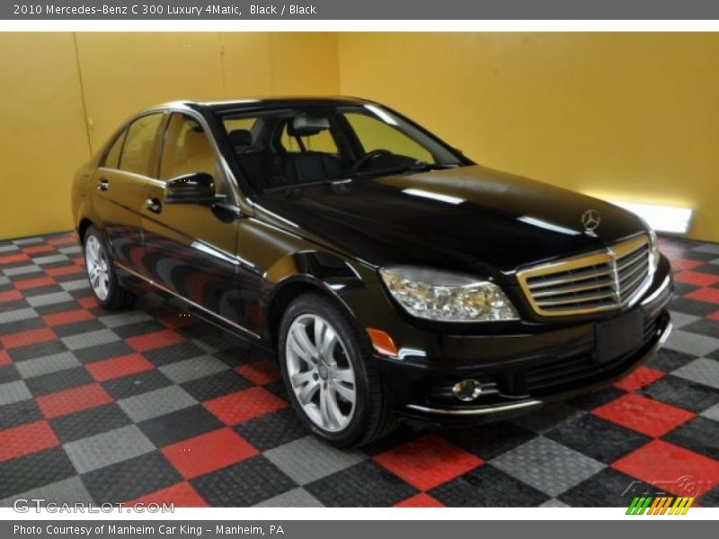 Black / Black 2010 Mercedes-Benz C 300 Luxury 4Matic