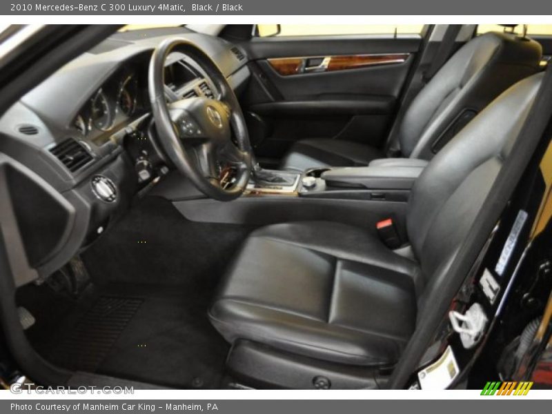Black / Black 2010 Mercedes-Benz C 300 Luxury 4Matic