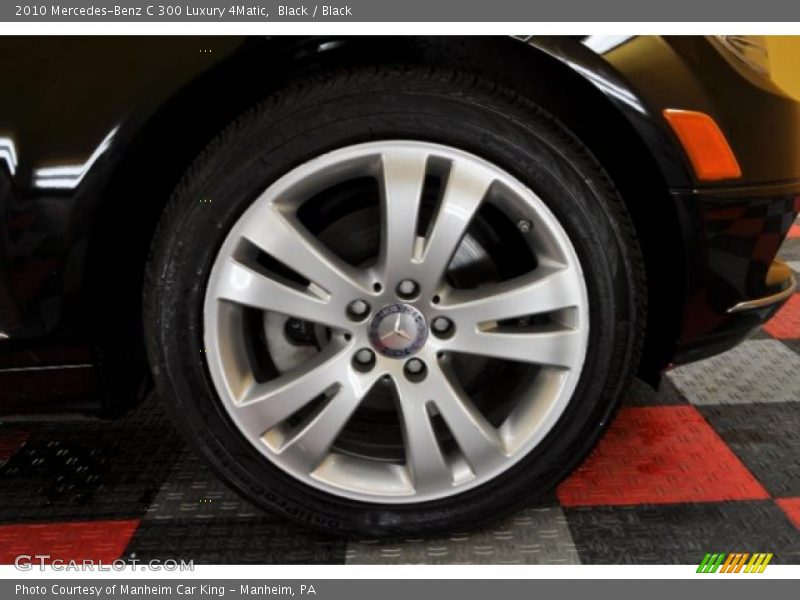 Black / Black 2010 Mercedes-Benz C 300 Luxury 4Matic