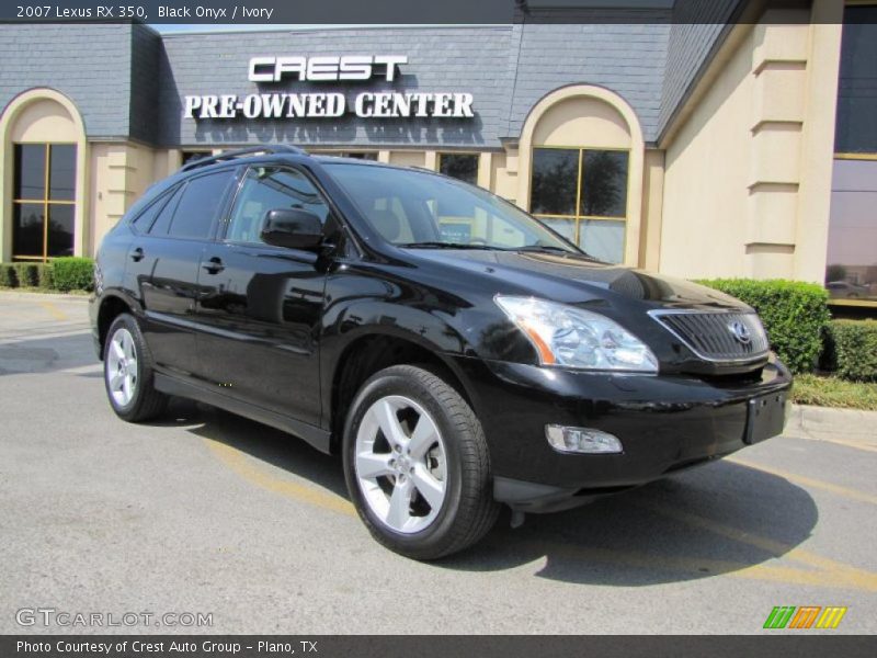 Black Onyx / Ivory 2007 Lexus RX 350