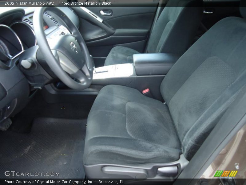 Tinted Bronze Metallic / Black 2009 Nissan Murano S AWD