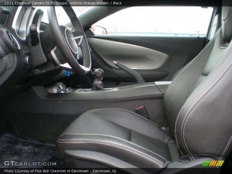Inferno Orange Metallic / Black 2011 Chevrolet Camaro SS/RS Coupe