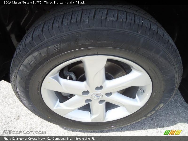 Tinted Bronze Metallic / Black 2009 Nissan Murano S AWD