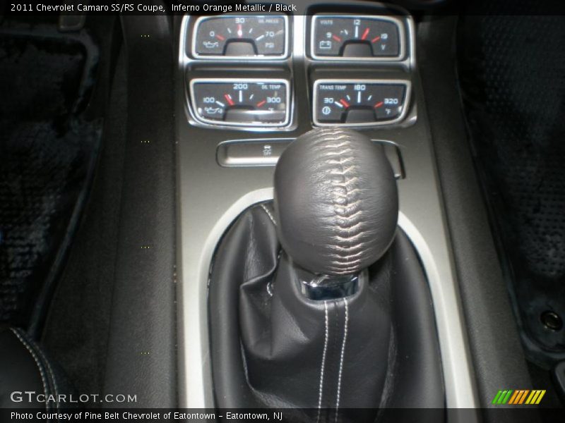 Inferno Orange Metallic / Black 2011 Chevrolet Camaro SS/RS Coupe