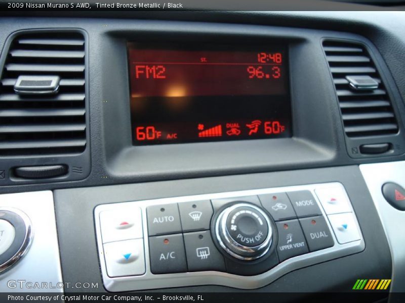 Tinted Bronze Metallic / Black 2009 Nissan Murano S AWD