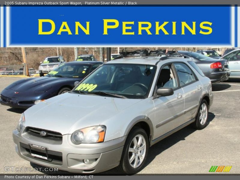 Platinum Silver Metallic / Black 2005 Subaru Impreza Outback Sport Wagon
