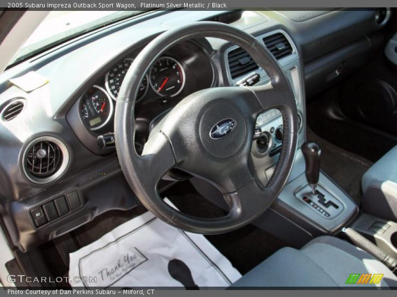 Platinum Silver Metallic / Black 2005 Subaru Impreza Outback Sport Wagon