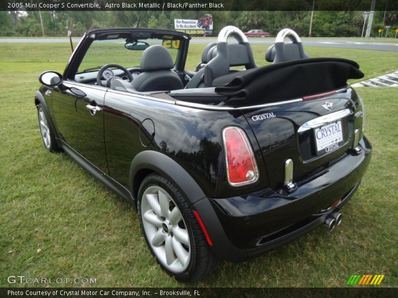 Astro Black Metallic / Black/Panther Black 2005 Mini Cooper S Convertible