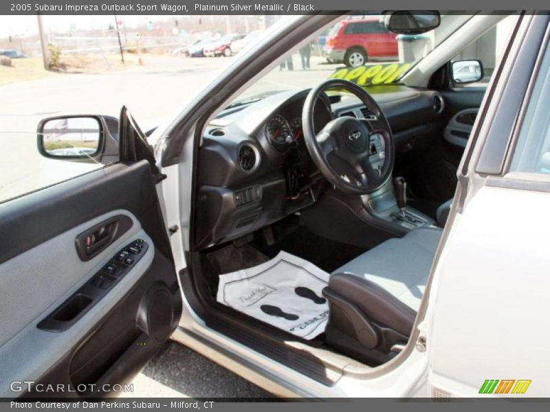 Platinum Silver Metallic / Black 2005 Subaru Impreza Outback Sport Wagon