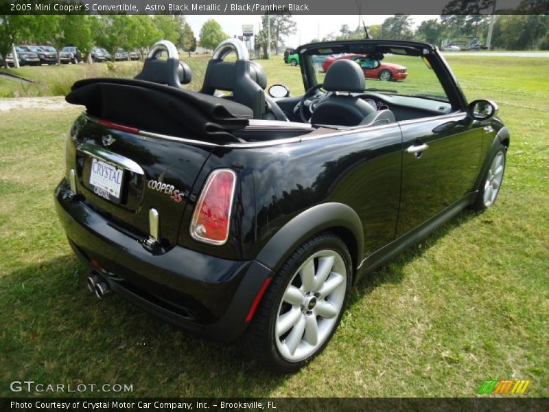 Astro Black Metallic / Black/Panther Black 2005 Mini Cooper S Convertible