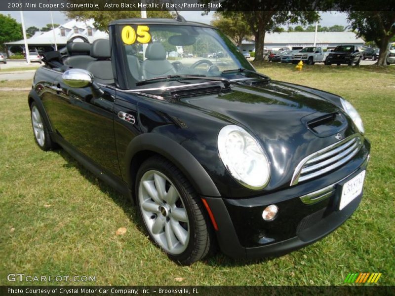 Astro Black Metallic / Black/Panther Black 2005 Mini Cooper S Convertible