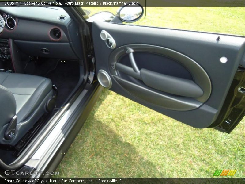 Astro Black Metallic / Black/Panther Black 2005 Mini Cooper S Convertible