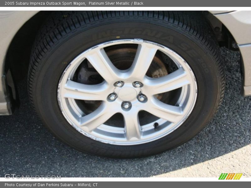 Platinum Silver Metallic / Black 2005 Subaru Impreza Outback Sport Wagon