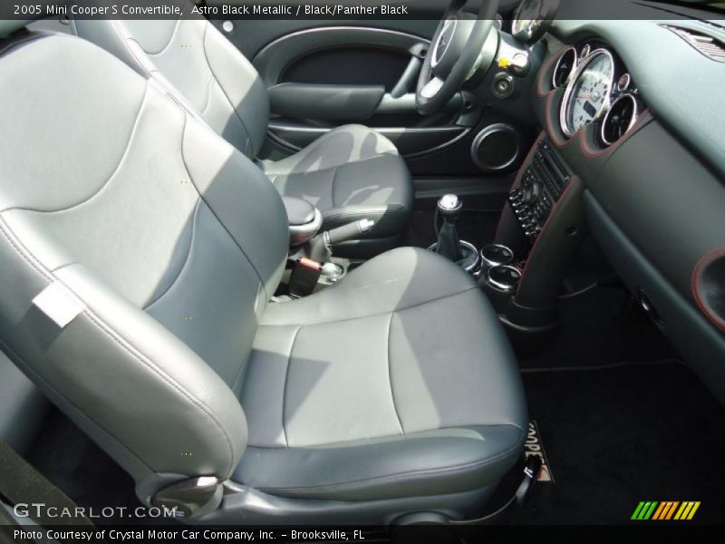  2005 Cooper S Convertible Black/Panther Black Interior