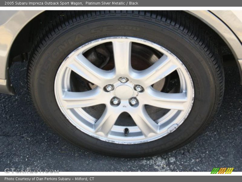 Platinum Silver Metallic / Black 2005 Subaru Impreza Outback Sport Wagon