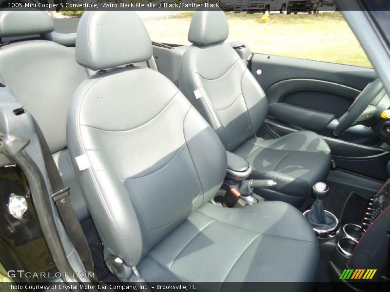  2005 Cooper S Convertible Black/Panther Black Interior
