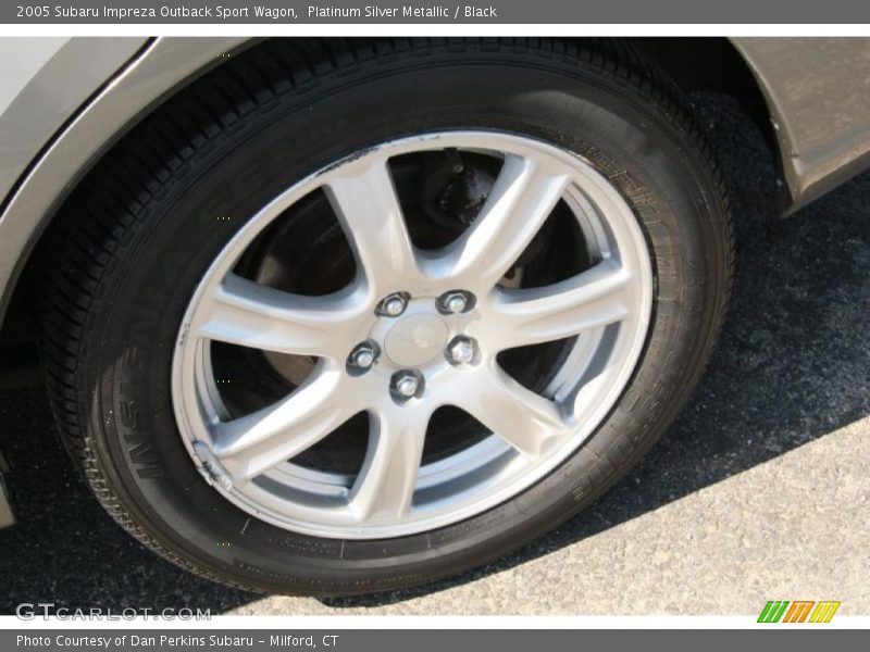 Platinum Silver Metallic / Black 2005 Subaru Impreza Outback Sport Wagon