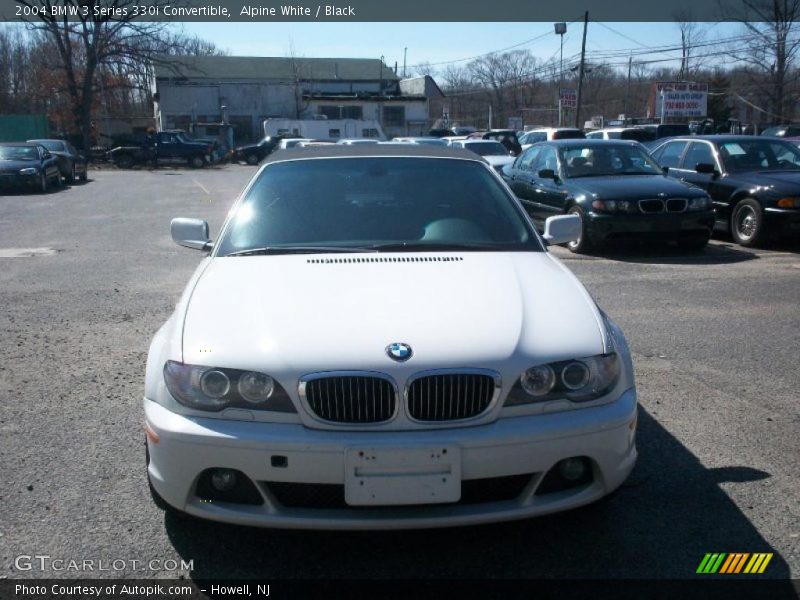 Alpine White / Black 2004 BMW 3 Series 330i Convertible