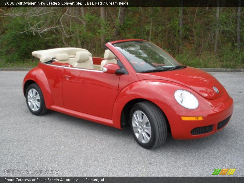 Front 3/4 View of 2008 New Beetle S Convertible