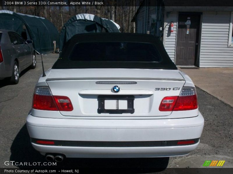 Alpine White / Black 2004 BMW 3 Series 330i Convertible