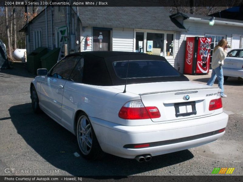 Alpine White / Black 2004 BMW 3 Series 330i Convertible