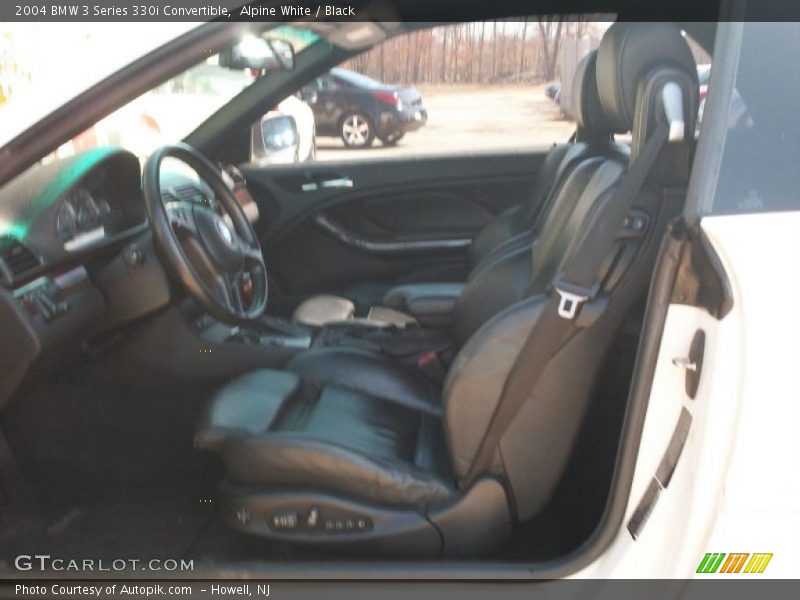Alpine White / Black 2004 BMW 3 Series 330i Convertible